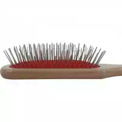 Brosse medium pour chien picot métal long