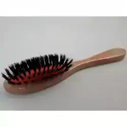 brosse sanglier pour chien et chat - véritable poil de sanglier