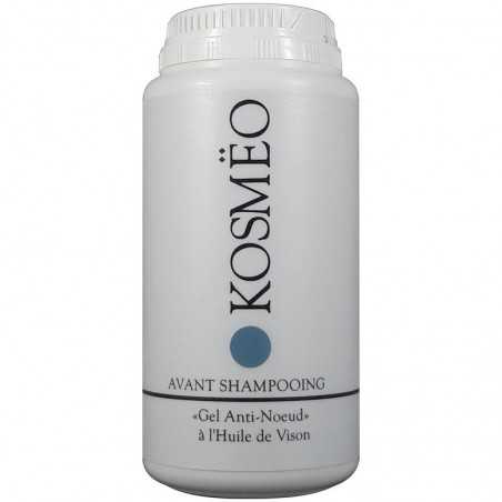 gel avant shampooing démêlant pour chient chat chiot chaton hypoallergénique à l'huile de vison kosmeo gel anti noeud