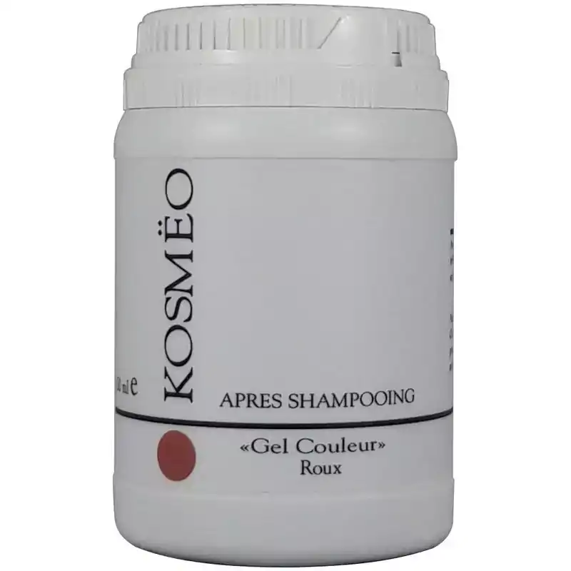 Après Shampooing Gel couleur roux pour chien et chat - antistatique, gainant et démêlant il ravive la couleur - Kosmeo Après Shampooing Gel couleur roux pour chien et chat - antistatique, gainant et démêlant il ravive la couleur - Kosmeo