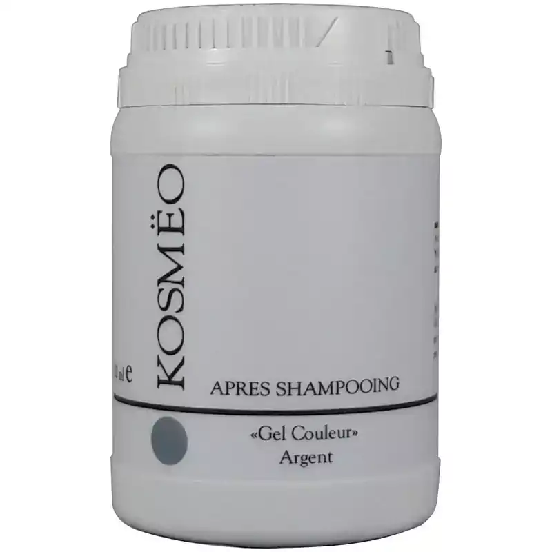 Après Shampooing Gel couleur argent pour chien et chat - antistatique, gainant et démêlant il ravive la couleur - Kosmeo Après Shampooing Gel couleur argent pour chien et chat - antistatique, gainant et démêlant il ravive la couleur - Kosmeo