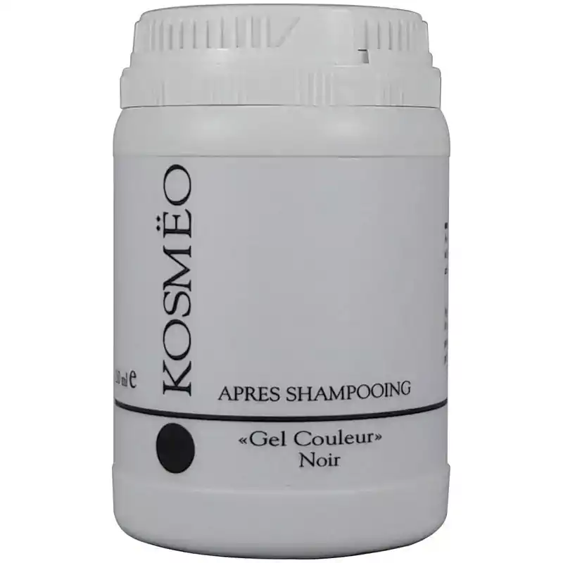 Après Shampooing Gel couleur noir pour chien et chat - antistatique, gainant et démêlant il ravive la couleur - Kosmeo Après Shampooing Gel couleur noir pour chien et chat - antistatique, gainant et démêlant il ravive la couleur - Kosmeo