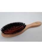 Brosse en poil de sanglier pour chien et chat pour le toilettage